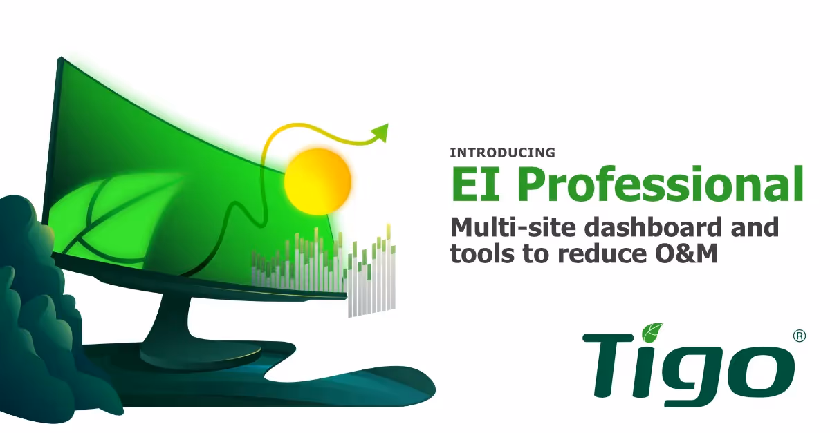 Tigo Energy Delivers Scalable Insights on EI Platform for High-Growth, Multi-Site Solar Installers